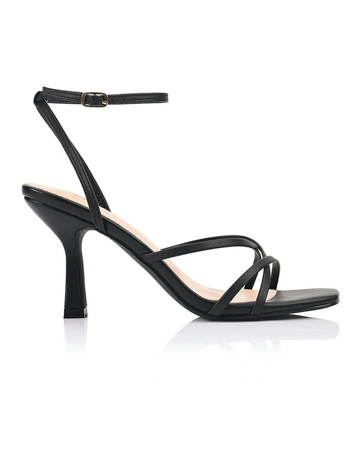 Penelope Strappy Sandals in Black image 1