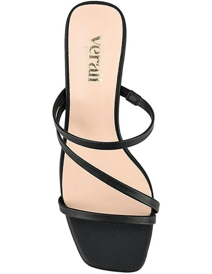 Ginny Block Heel Mules in Black image 3