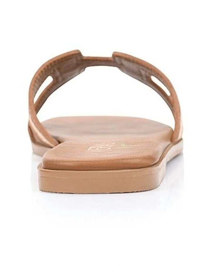 Sandra Casual Slides in Tan/Raffia image 3