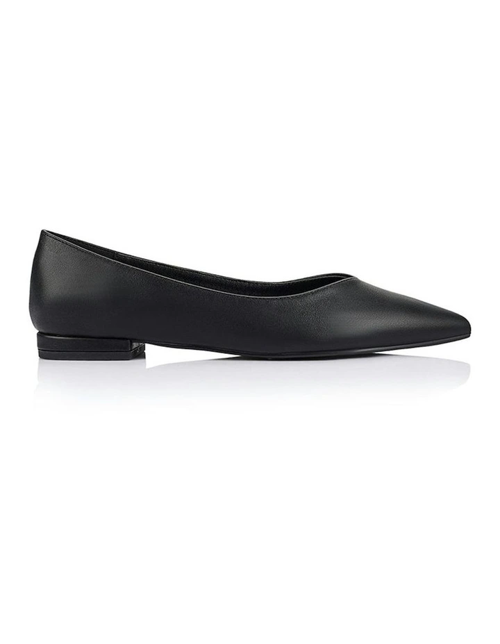 Hickory Point Toe Flats in Black image 1