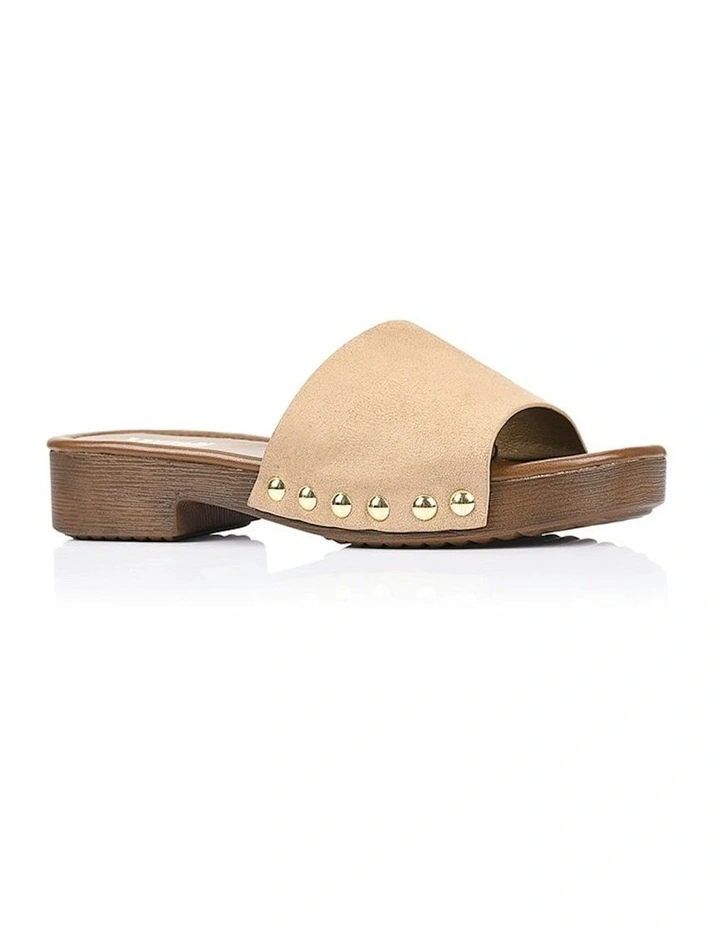 Chester Clogs in Taupe Micro image 2