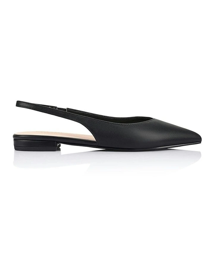 Hillary Slingback Flats in Black image 1