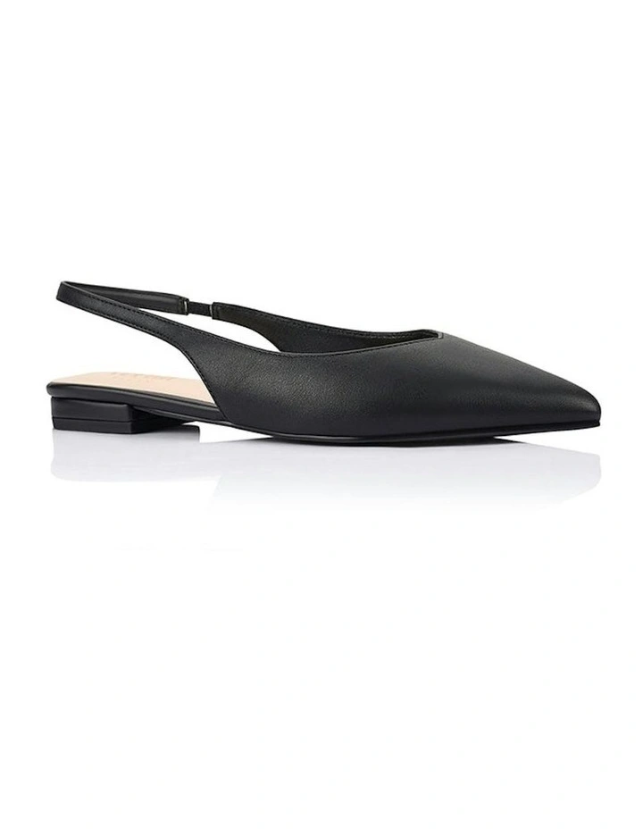 Hillary Slingback Flats in Black image 2