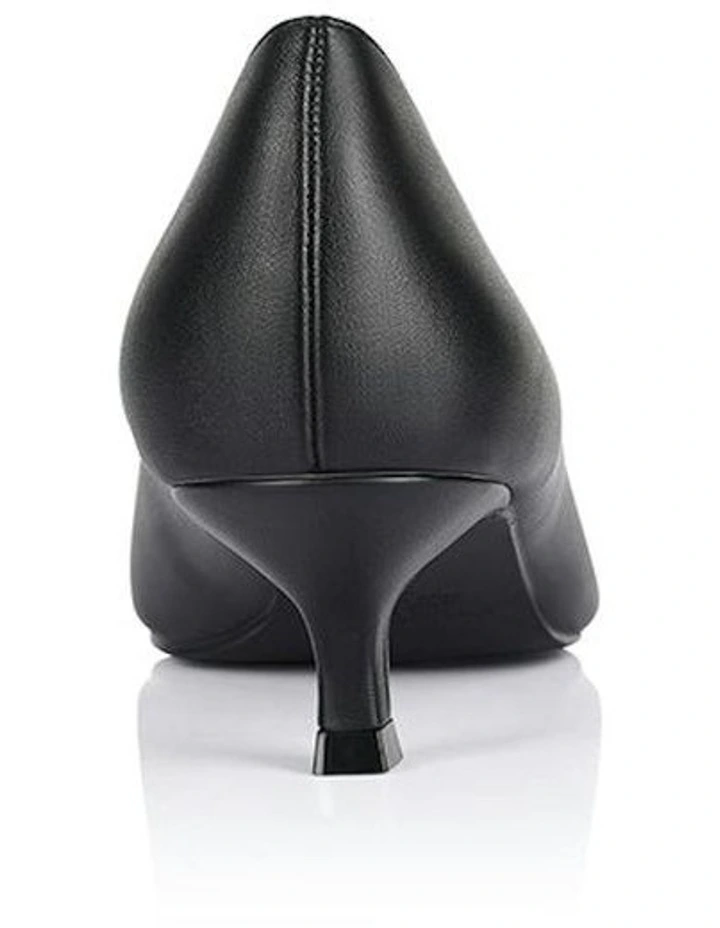 Lucy Kitten Heel Pumps in Black image 3