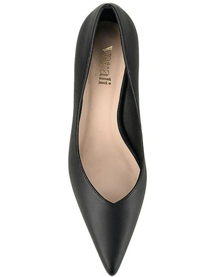 Lucy Kitten Heel Pumps in Black image 4