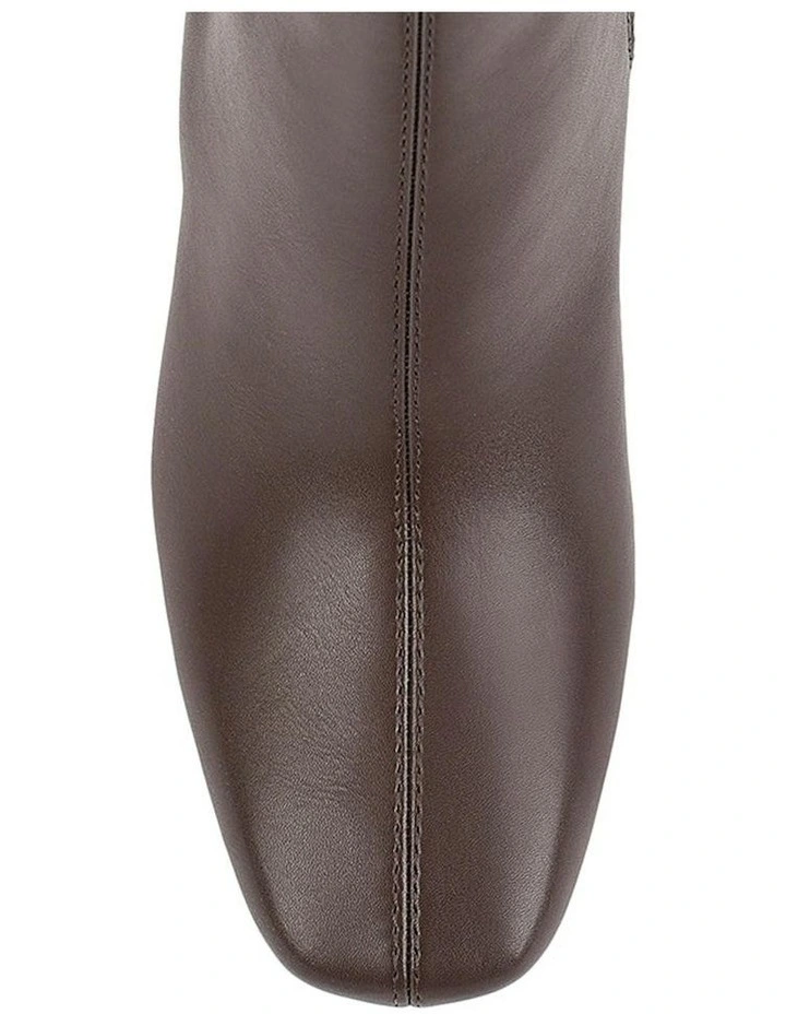 Imogen Knee High Boots in Chocolate Brown image 4