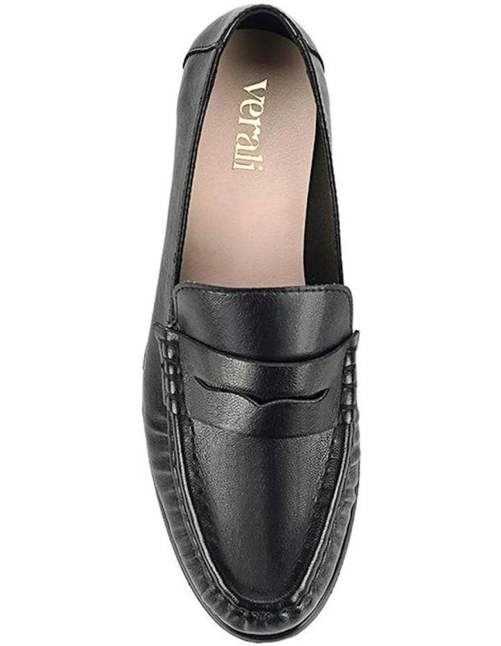 Angel Loafers in Black Crinkle image 4