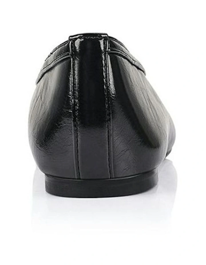 Euphoria Ballet Flats in Black Crinkle image 3