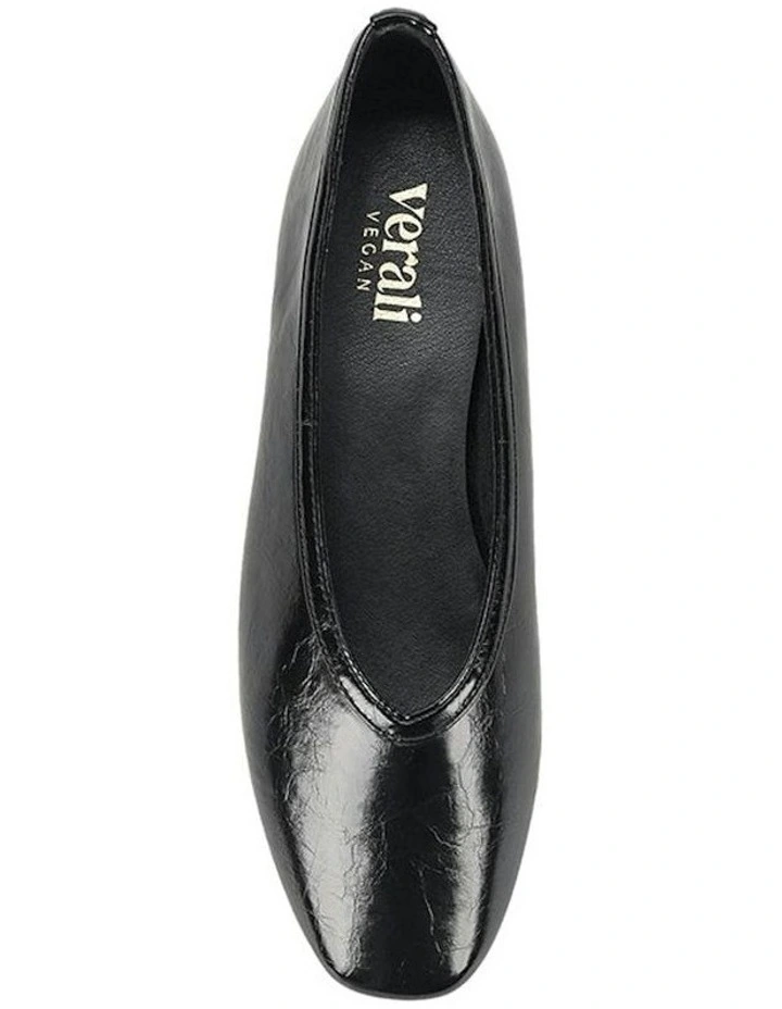 Euphoria Ballet Flats in Black Crinkle image 4