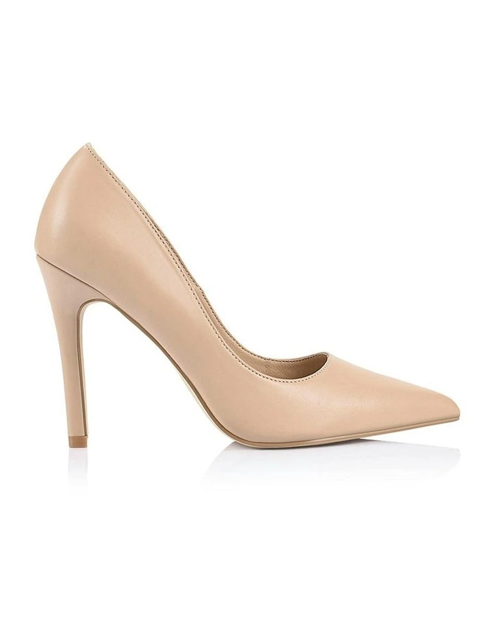 Mikayla Stiletto Heel Pumps in Beige image 1