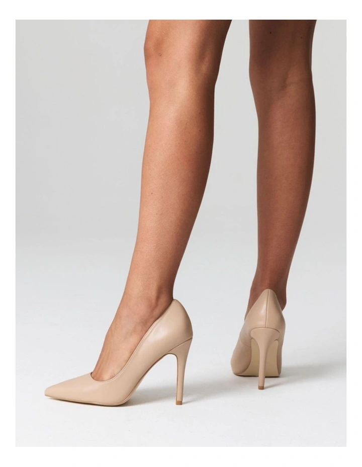 Mikayla Stiletto Heel Pumps in Beige image 2