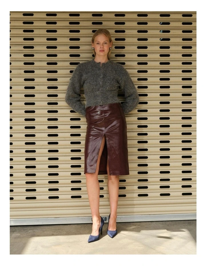 Mikayla Stiletto Heel Pumps in Navy image 3