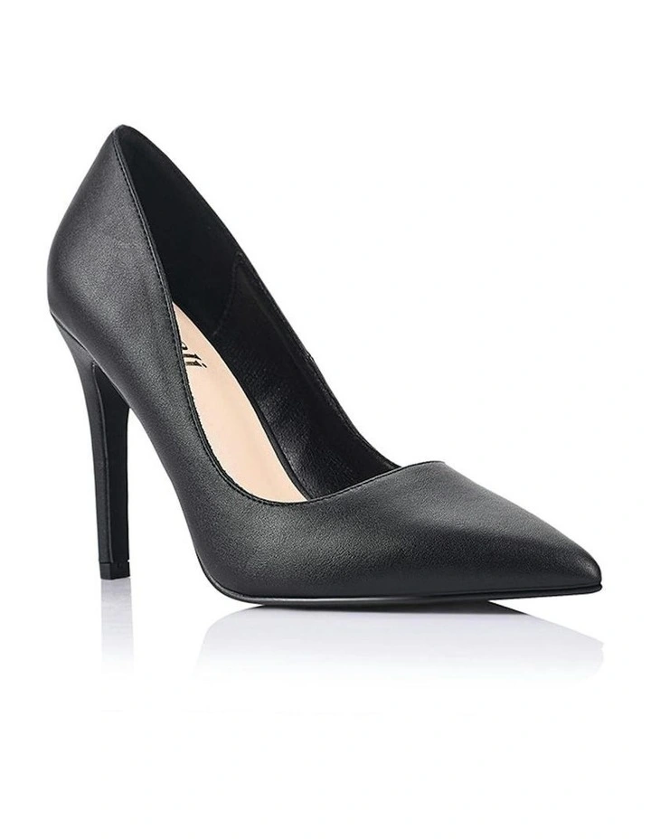 Mikayla Stiletto Heel Pumps in Black image 3