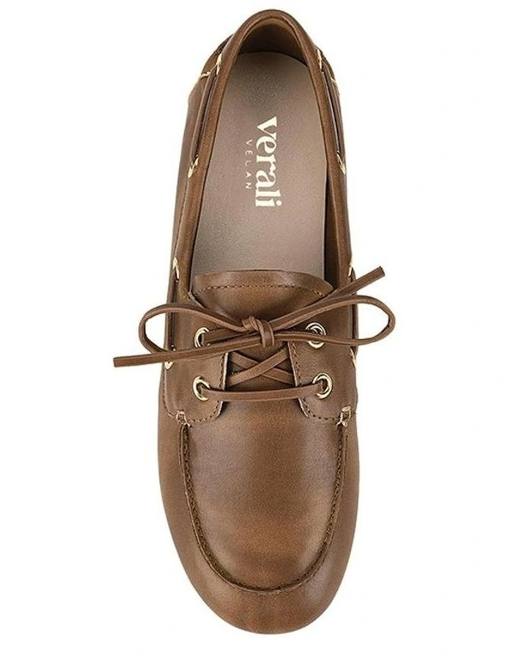 Brody Boat Shoes in Tan Distressed image 4