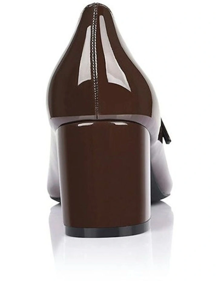 Riley Mary-Jane Block Heels in Chocolate image 3