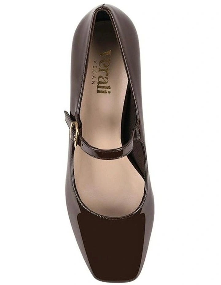 Riley Mary-Jane Block Heels in Chocolate image 4