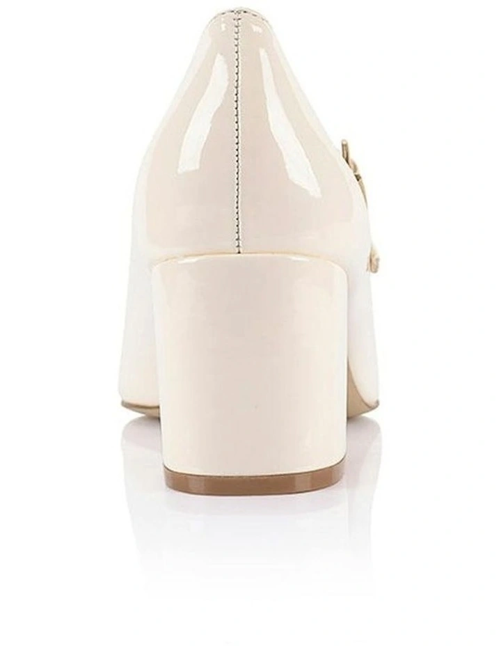 Riley Mary Jane Block Heels in Bone image 3