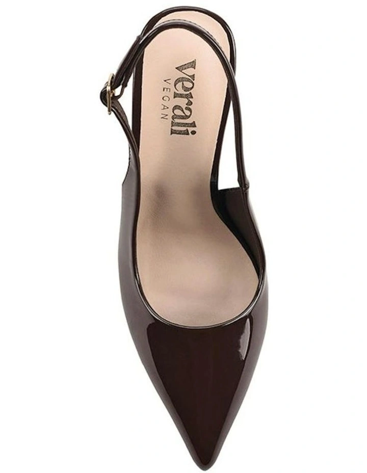 Miller Sling Back Stilettos in Chocolate image 5