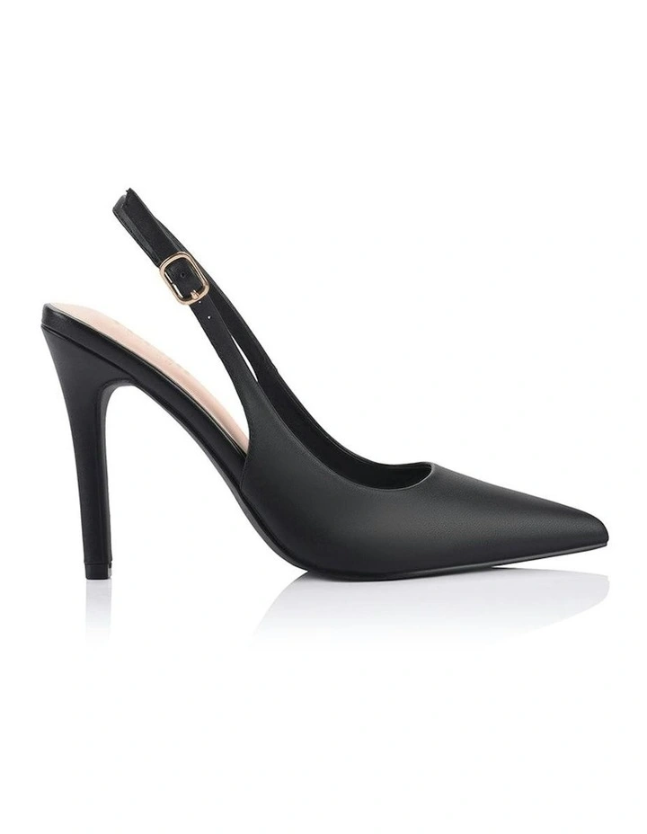 Miller Sling Back Stilettos in Black image 1