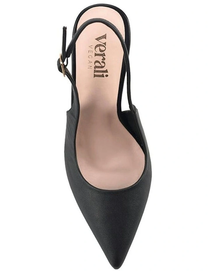 Miller Sling Back Stilettos in Black image 4