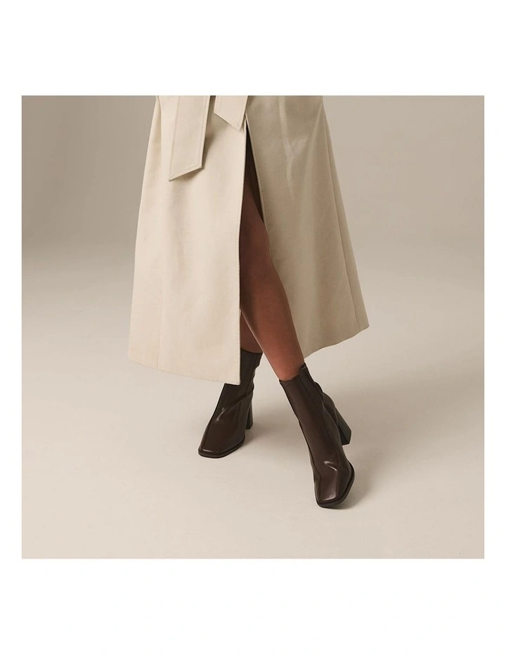 Lively Stretch Ankle Boots in Chocolate image 6