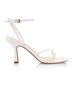 Pelican Strappy Sandals in White