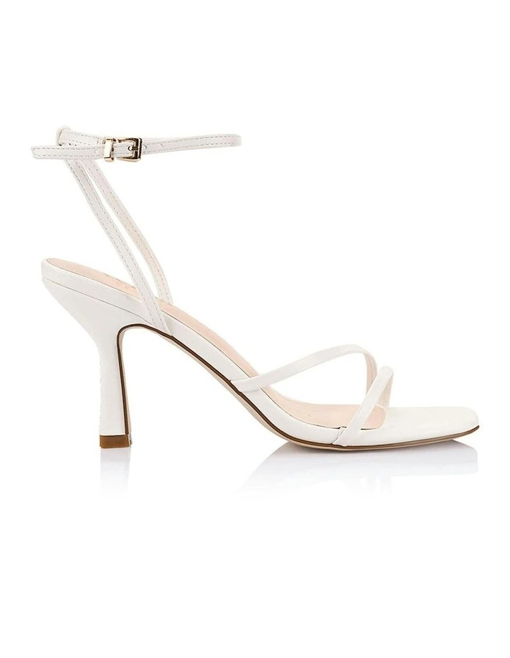 Pelican Strappy Sandals in White image 1