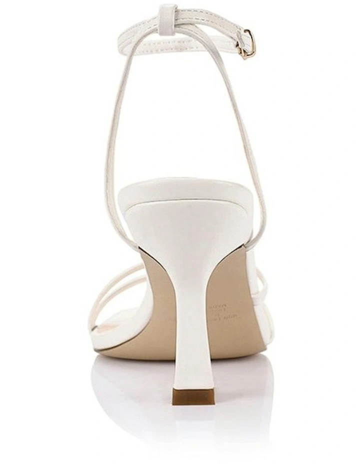 Pelican Strappy Sandals in White image 3