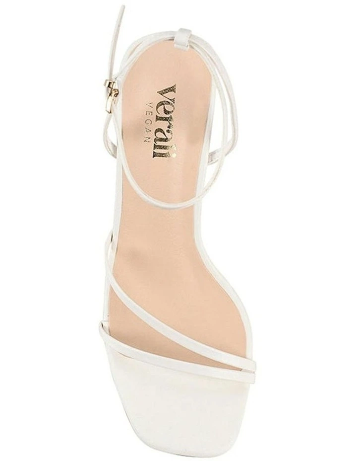 Pelican Strappy Sandals in White image 4
