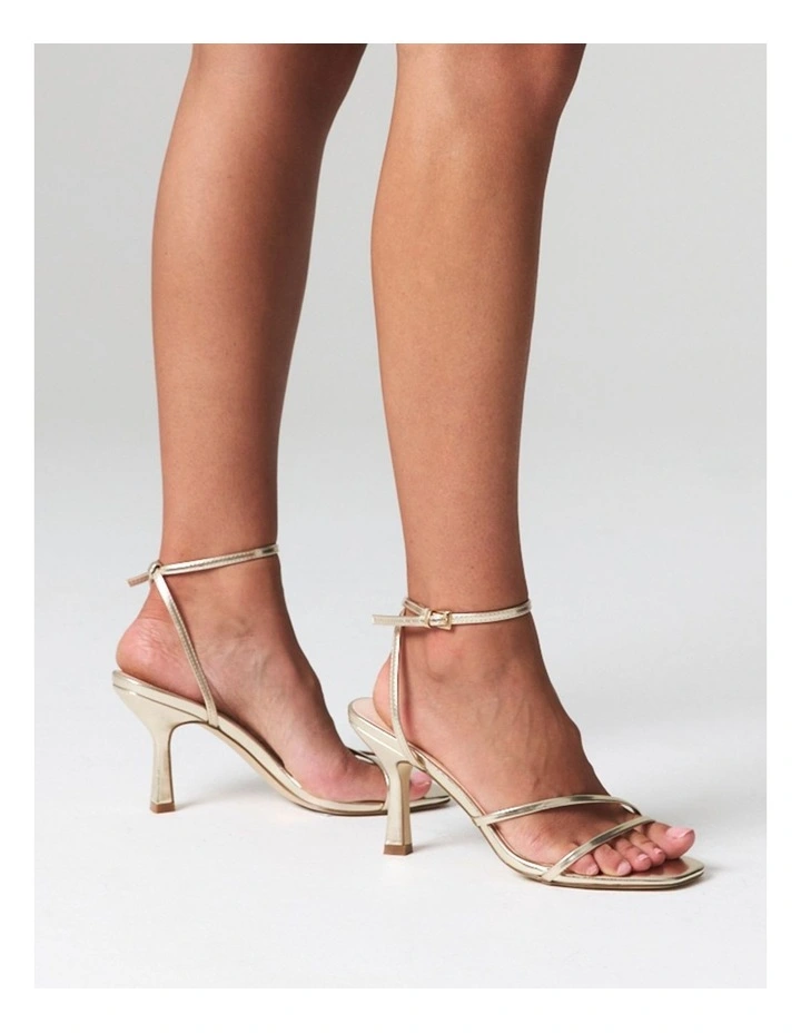 Pelican Strappy Sandals in Gold image 2