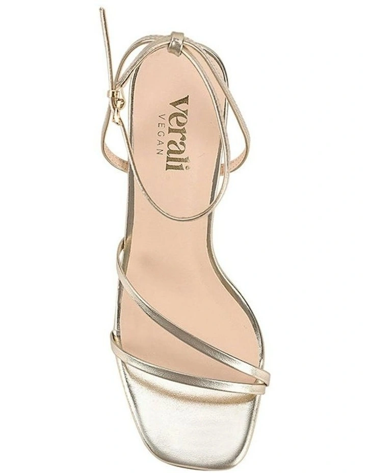 Pelican Strappy Sandals in Gold image 4