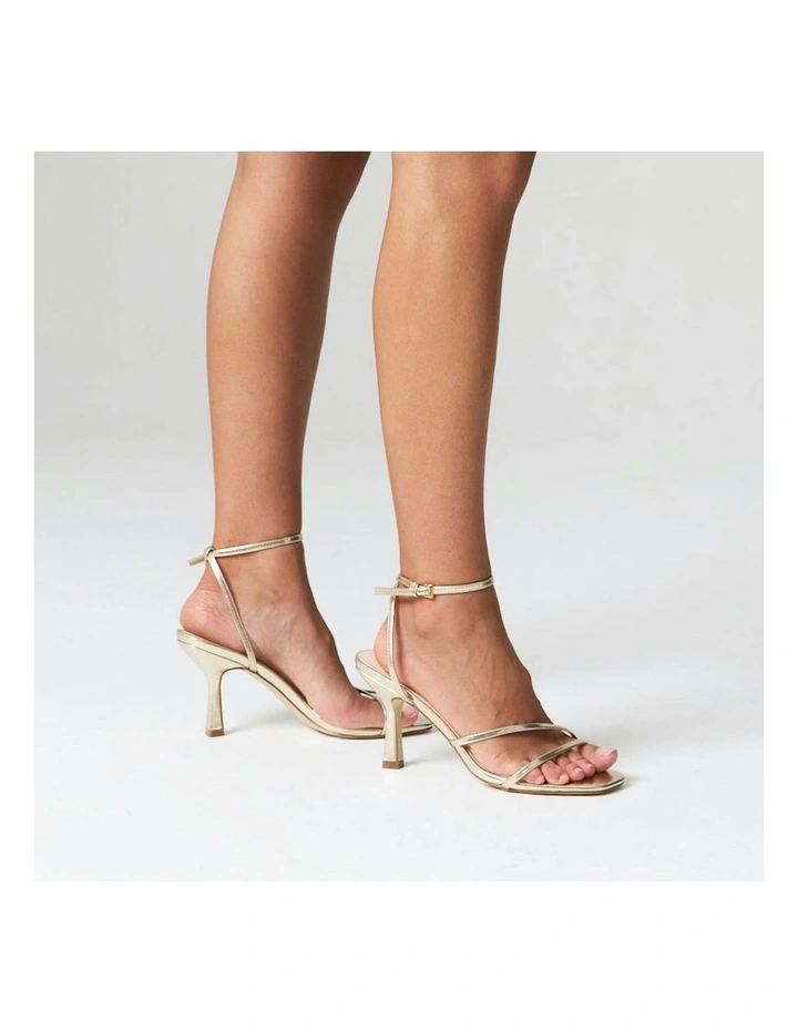 Pelican Strappy Sandals in Gold image 5