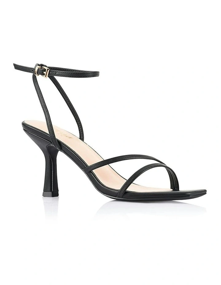Pelican Strappy Sandals in Black image 2