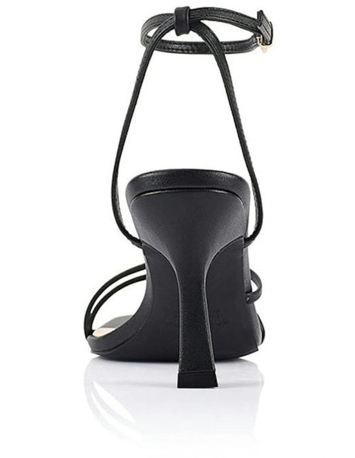 Pelican Strappy Sandals in Black image 3