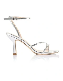 Pelican Strappy Sandals in Silver