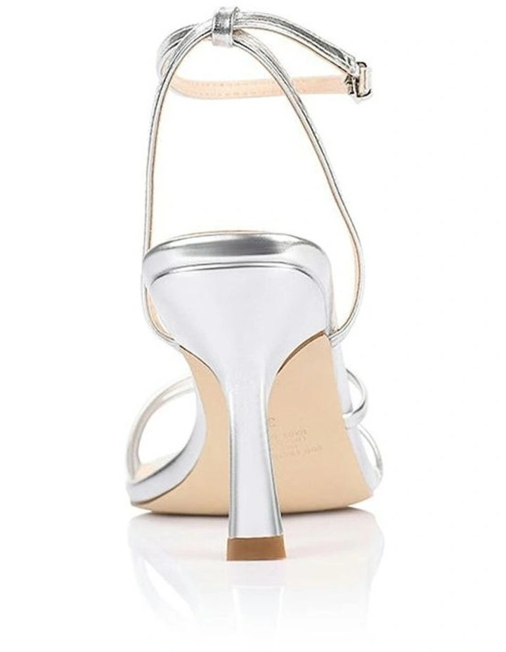Pelican Strappy Sandals in Silver image 4