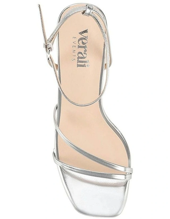 Pelican Strappy Sandals in Silver image 4