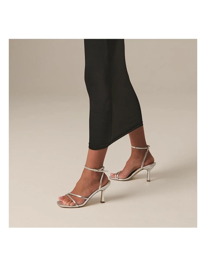 Pelican Strappy Sandals in Silver image 7