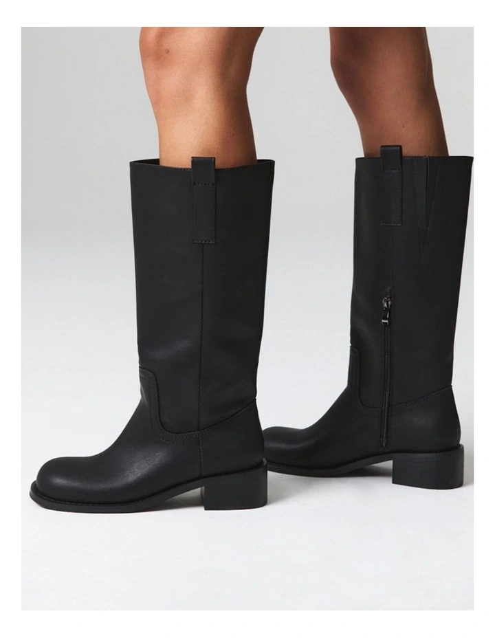 Rogue Knee High Boots in Black image 2