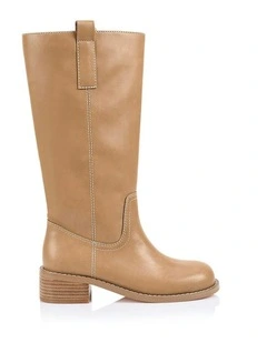 Rogue Knee High Boots in Camel