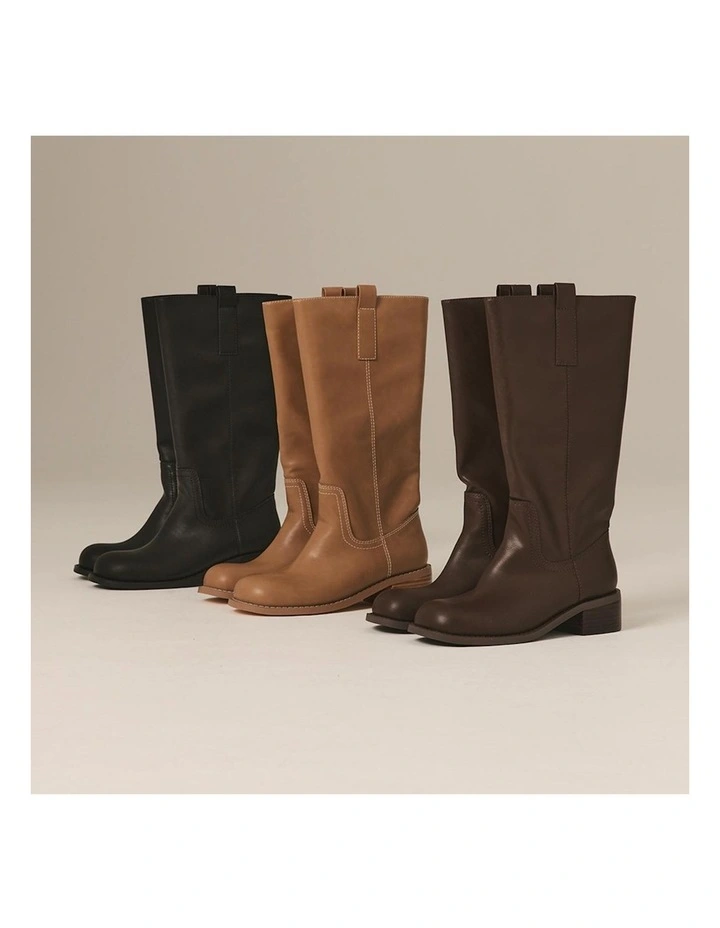 Rogue Knee High Boots in Camel image 5
