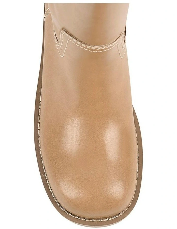 Rogue Knee High Boots in Camel image 6