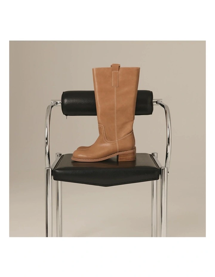 Rogue Knee High Boots in Camel image 6