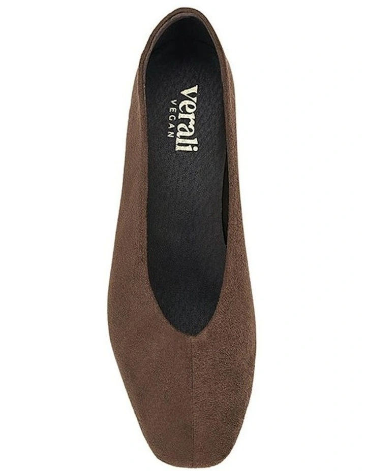 Euan Ballet Flats in Chocolate image 4