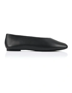 Euan Ballet Flats in Black