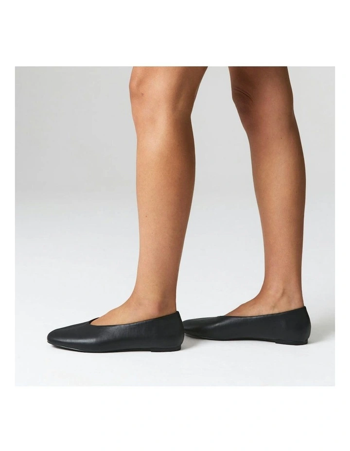 Euan Ballet Flats in Black image 5