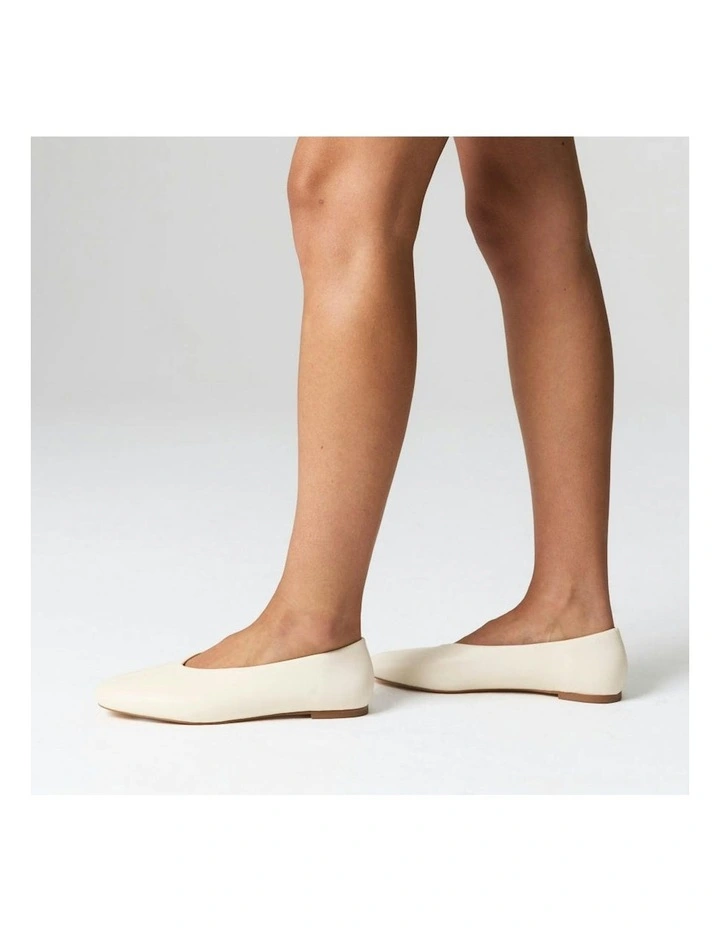 Euan Ballet Flats in Bone image 5