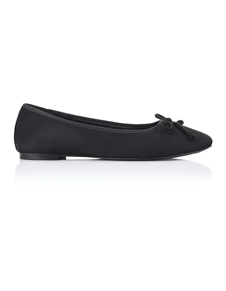 Eugenie Ballet Flats in Black Micro image 1