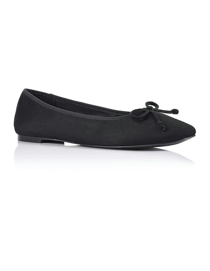 Eugenie Ballet Flats in Black Micro image 2