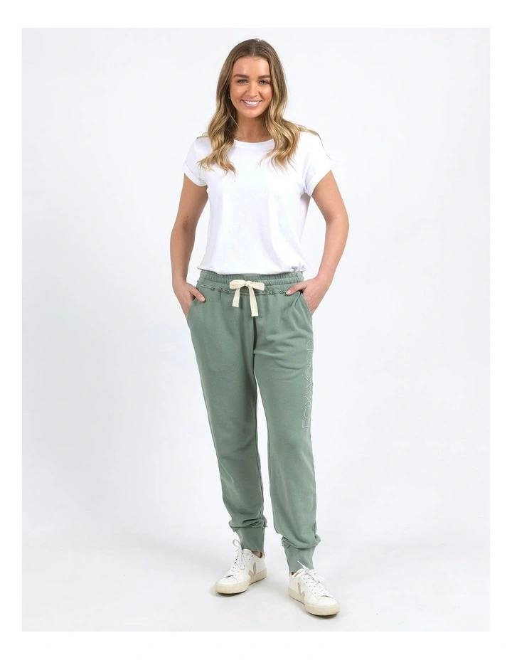 Simplified Track Pant in Sage image 1